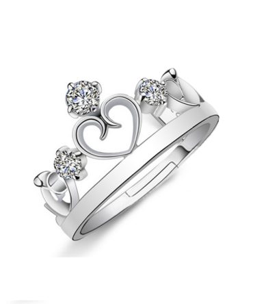 Heart Crown Ring