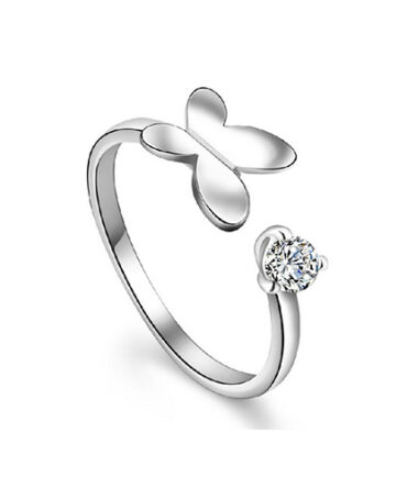 Butterfly & Heart Ring