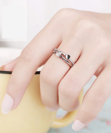 Double Heart Ring