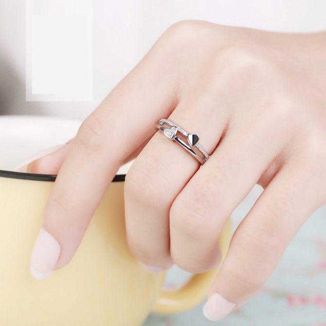 Double Heart Ring