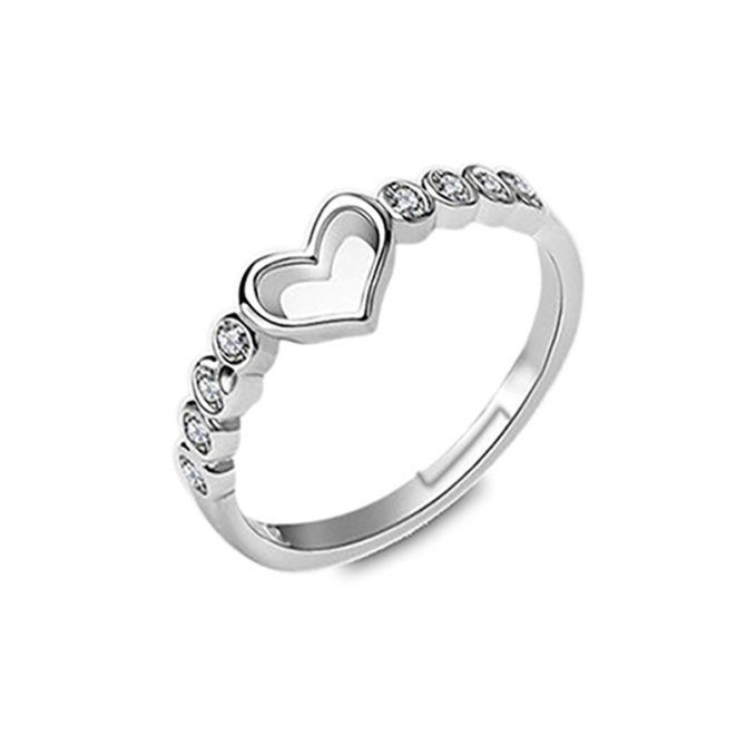 Hollow Out Heart Ring