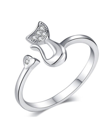 Cat & Heart Bypass Ring