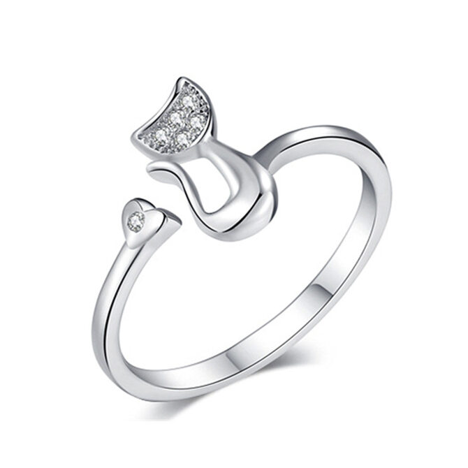 Cat & Heart Bypass Ring