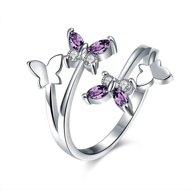 Four Butterfly Ring